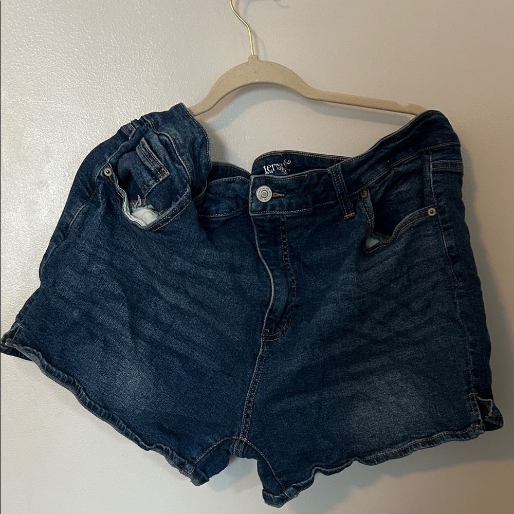 Dark Blue Women's Jean Shorts